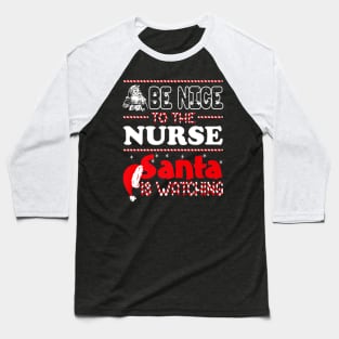 The Nurse Santa Nurses Day Baseball T-Shirt